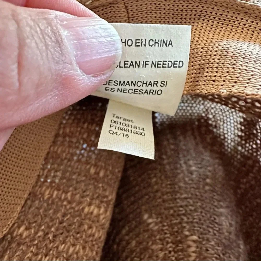 Target women's brown and tan sun hat